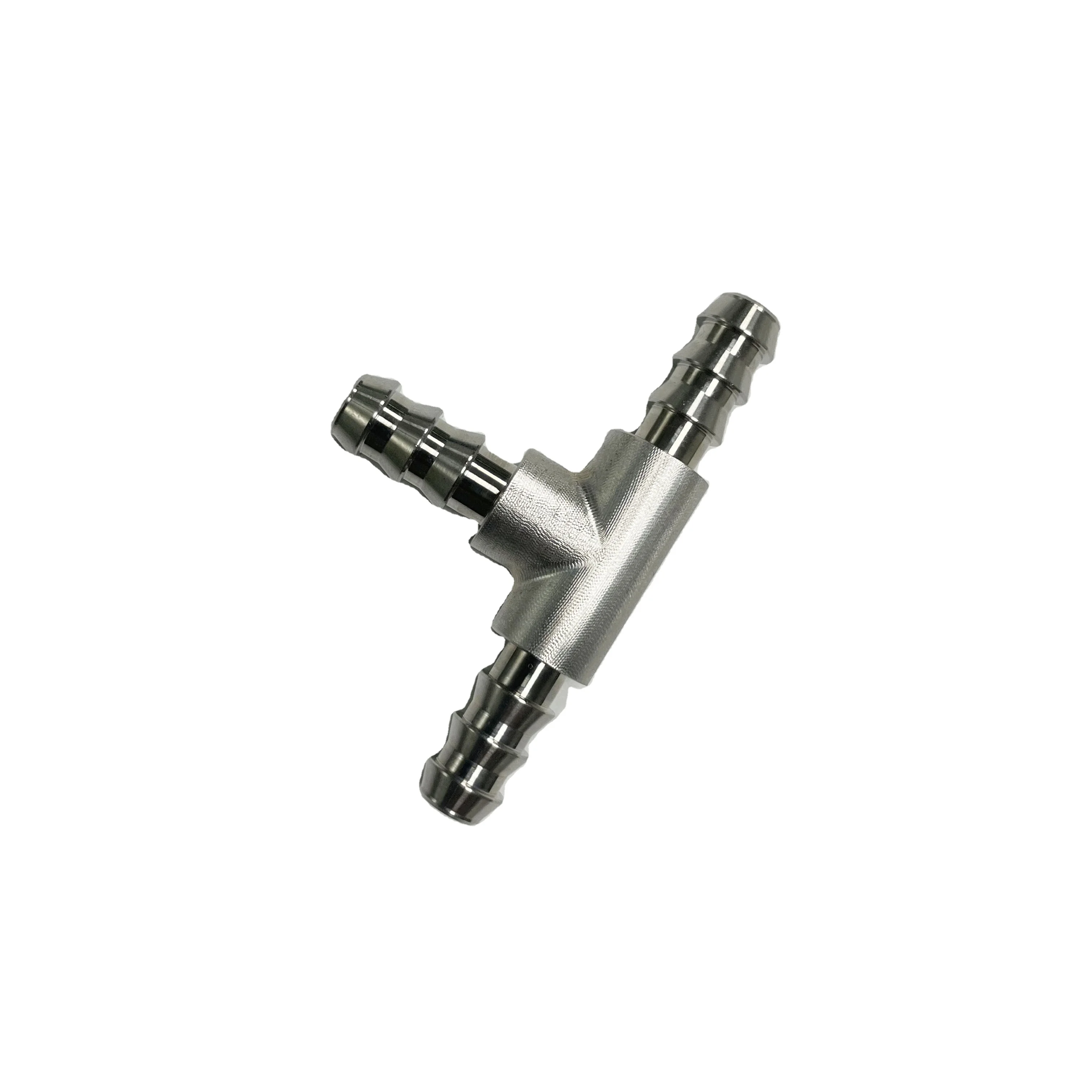 Stainless Steel Connector Customized Stainless Steel Barb Pipe Fitting  Barb T Type Pagoda Water Tube Fittings