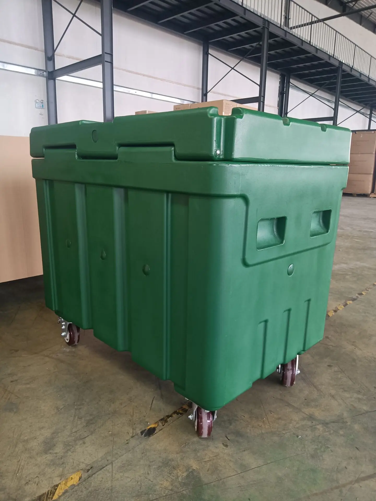 Ice chest 330L cooler box insulated shipping box with cubic dry ice for blasting machine maker