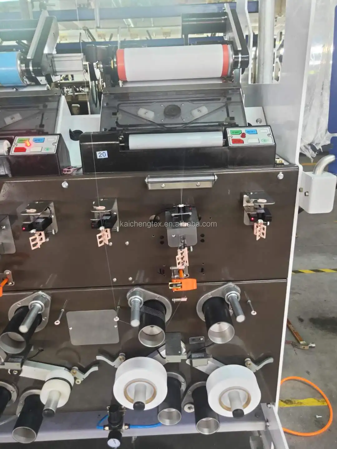 KC215B air covering yarn coil winder high efficiency winding machine for spandex
