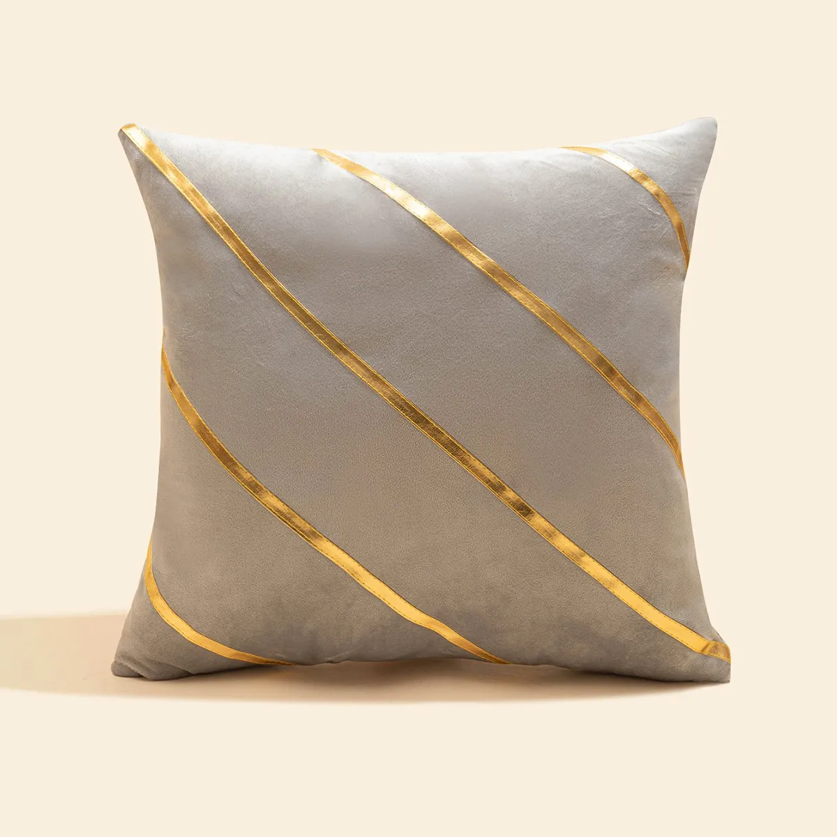 Throw Pillow Cushion Covers Decorative Square Patchwork Grey White Gold Cushion Cover Luxury Velvet Cushion For Home Decor