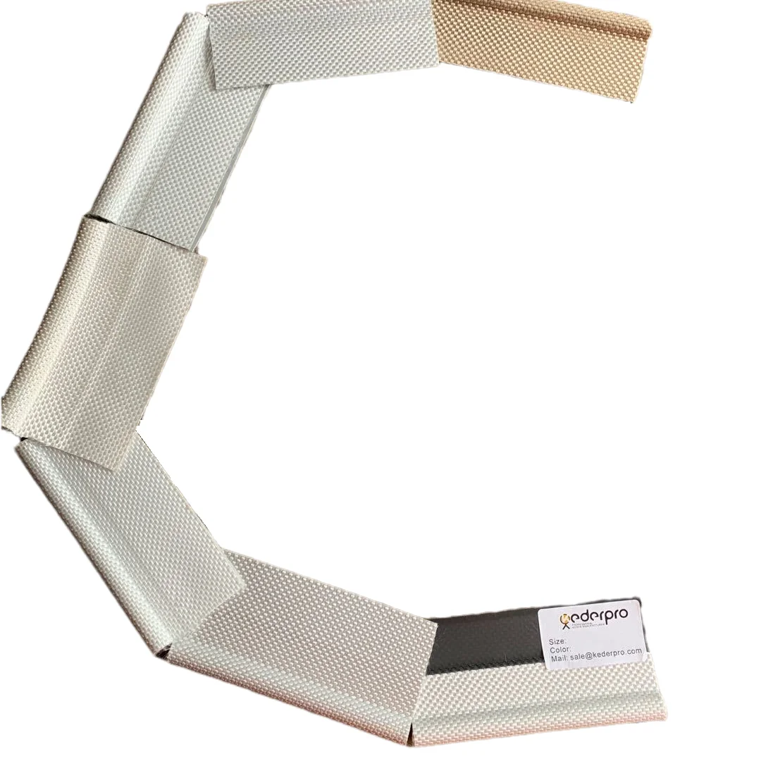 Легко фиксированный двухканальный профиль для экструзии рельсов keder для тентов