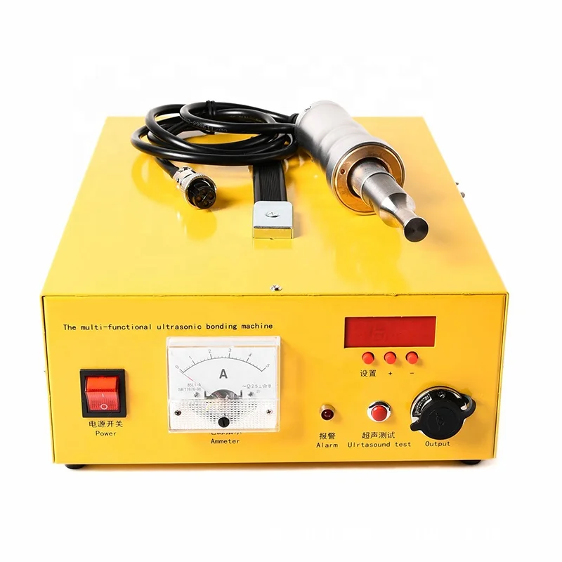 High-power Ultrasonic Sealing Machine 1200W For Fabric Coton Plastic Ultrasonic Plastic Welding Machine For Fabric Apparel Mac