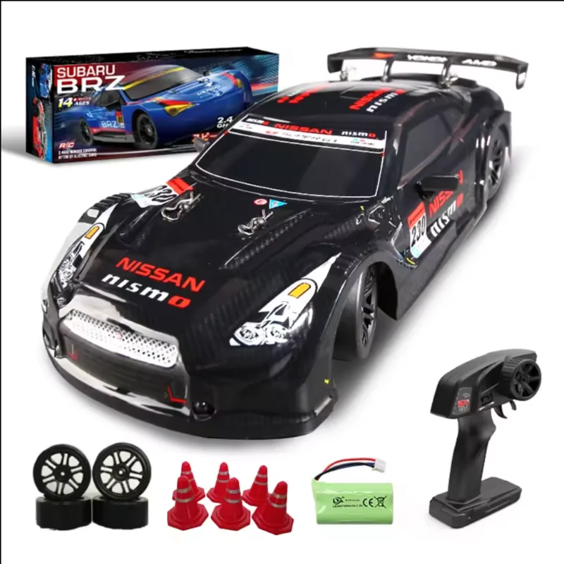2.4GHz 1/16 Scale Proportional RC Rally Cars Fast Speed Racing Remote Control RC Drift Car With Drifting Wheels