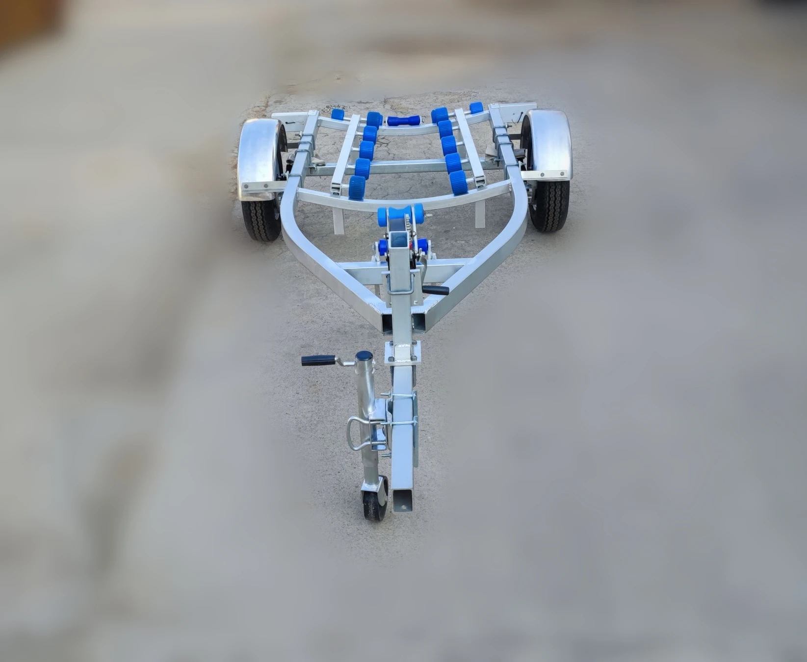 12ft Single Axle Aluminium Jet Ski Trailer with Rollers with VIN DOT CE