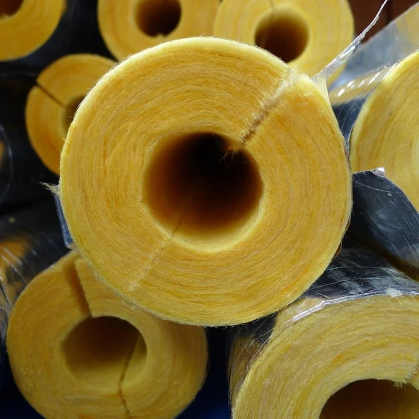 
Конструкция труб из стекловаты, теплоизоляция из стекловаты, Высококачественная изоляционная труба из стекловаты 