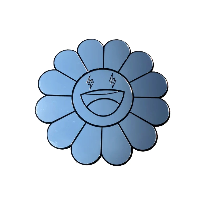 Home Decor Wholesalers Acrylic Mirror Black Frame Wall Art Home Decor Kaws Sunflower Mirror