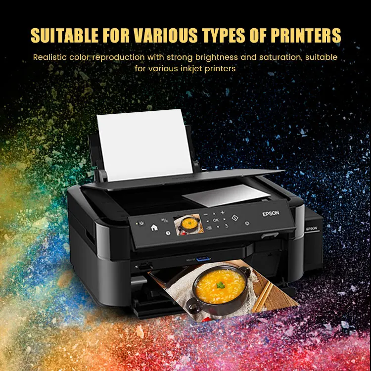 Factory Supply 260gsm Glossy Luster Satin RC Inject Photo Paper A4 260gsm lucky rc high glossy photo paper