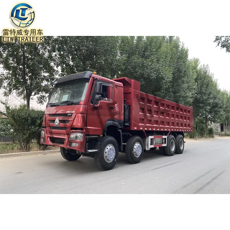 Second Hand Sino Howo 371 6x4 A7 4x4 самосвал с краном Подержанные самосвалы