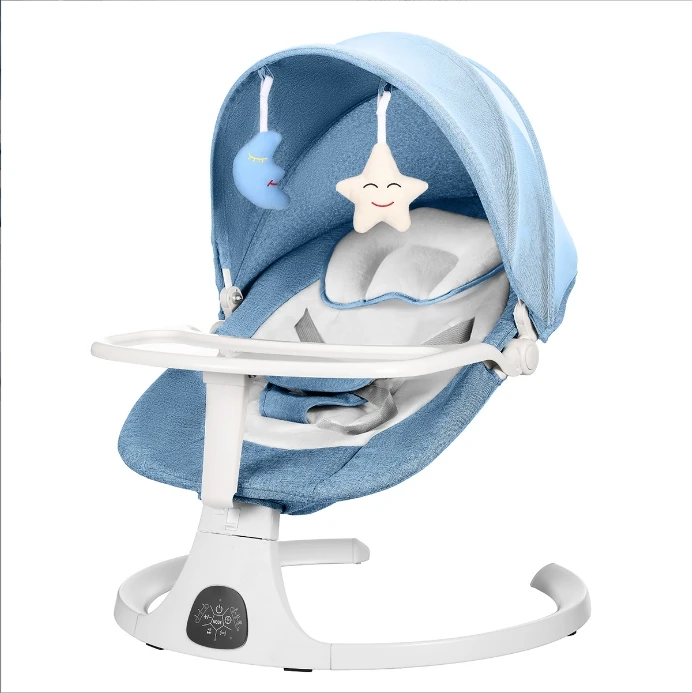 Baby Bouncer Multi-Function Baby Rocker 0-12 Months Swing Chair Indoor Low Freight Baby Bouncer With Music