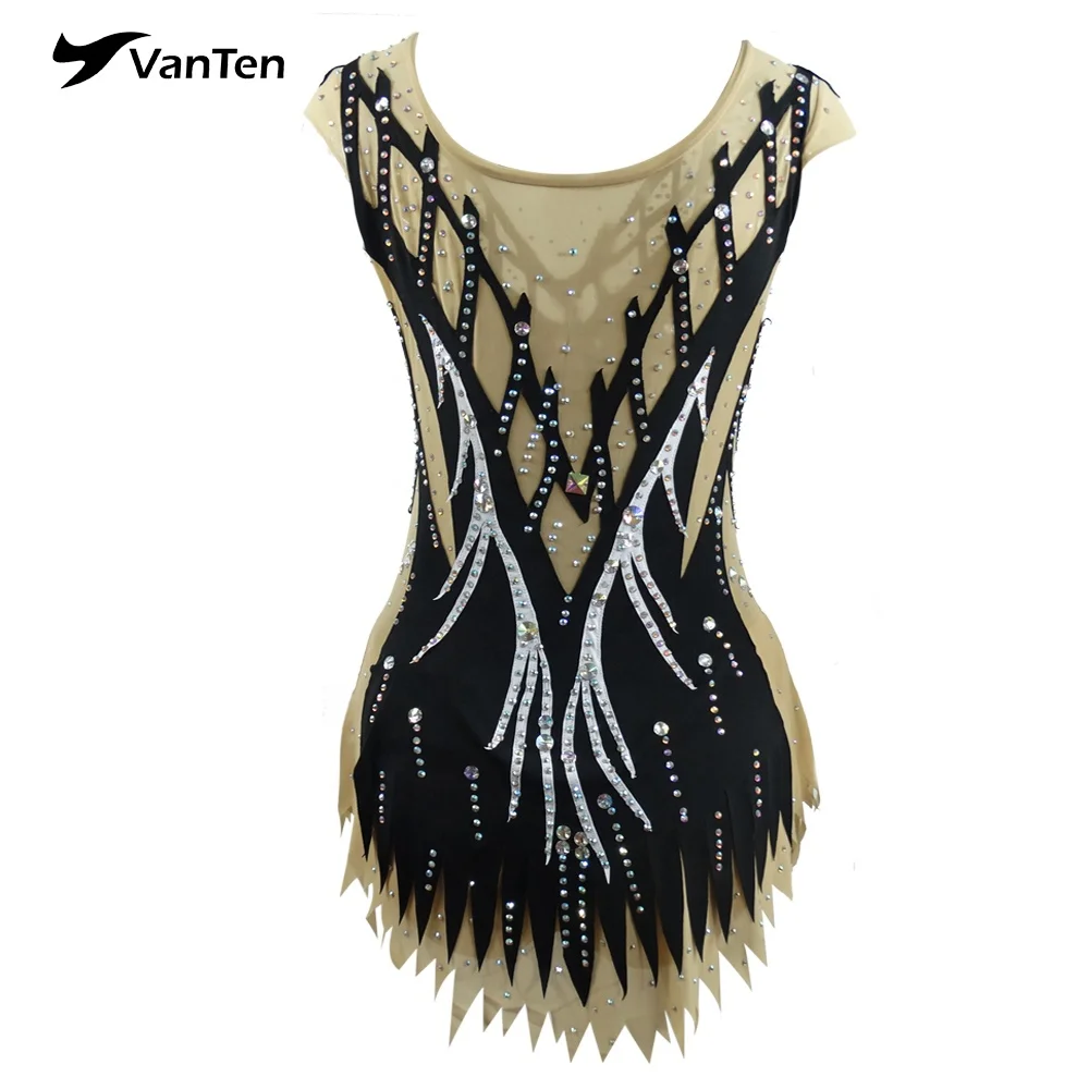 Custom design Luxury Women Rhythmic Wear Youth Rhythmic Gymnastics Competition Leotard