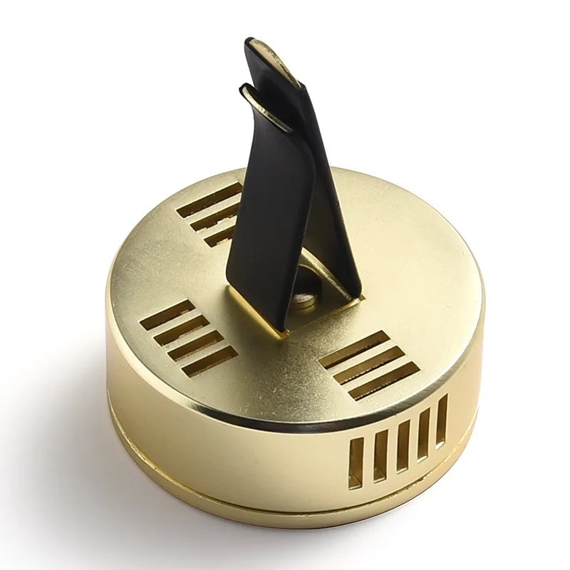 Wholesale Factory Price Quality Custom Cute Automobile Air Outlet Clamp Metal Enamel Vehicle Fragrance Box