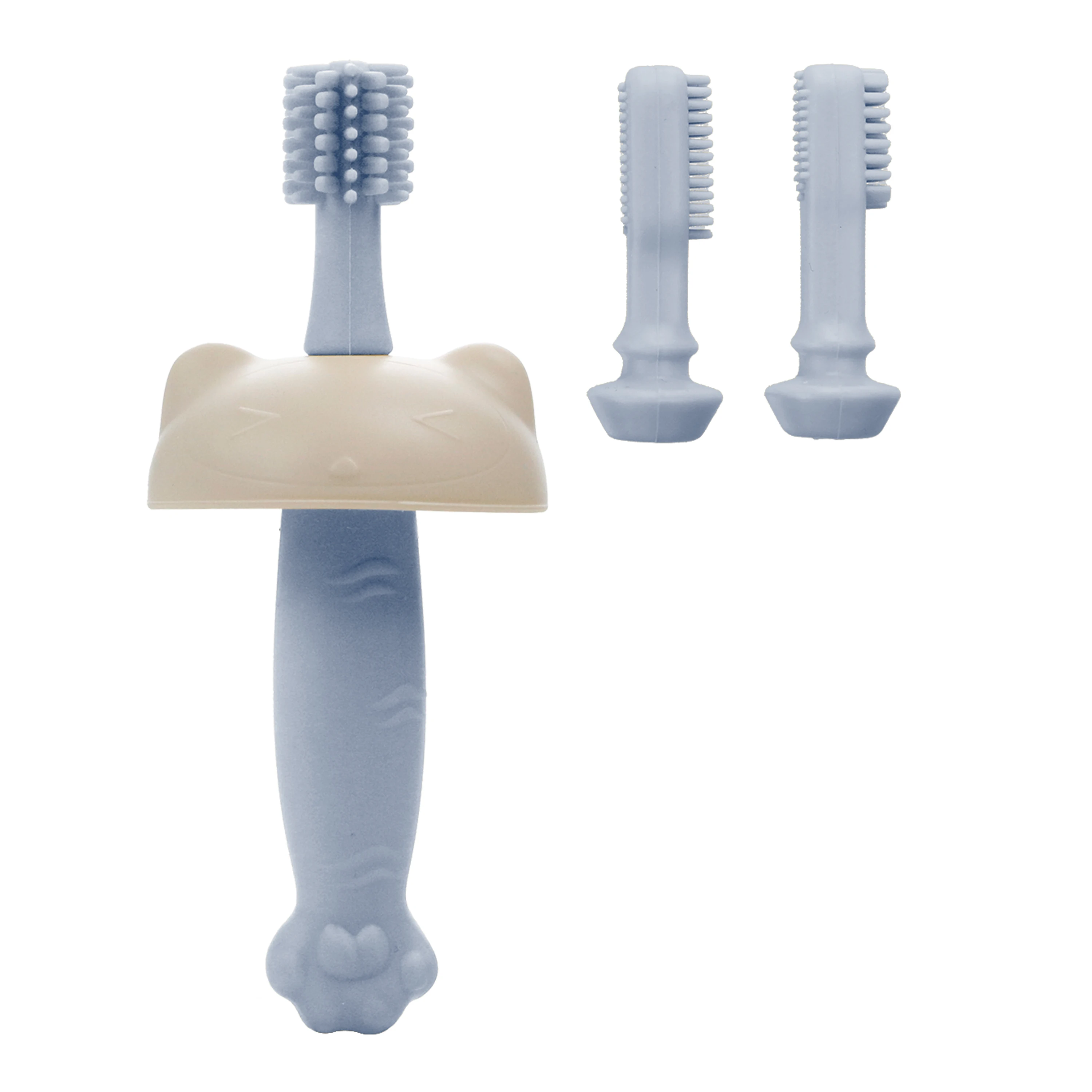 Factory Price Factory Direct Sales Baby Product Food Grade Silicone Cat Tooth Brush