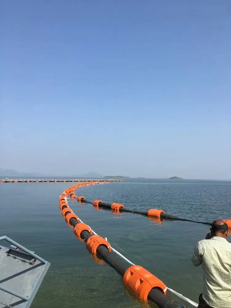 Only accept Customization Roto Molding Dredging Floats Material   Foam Filled Pipe Floater Hose Cable Floats For Sand Dredging