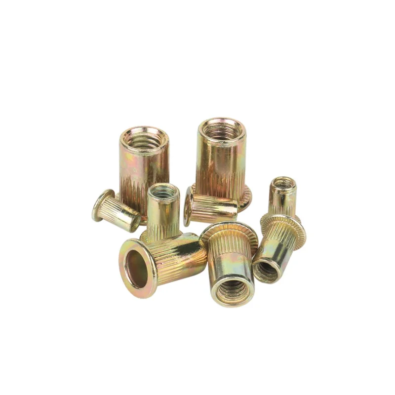 High quality Flange Nut Sert Brass Round Body Rivet Nut