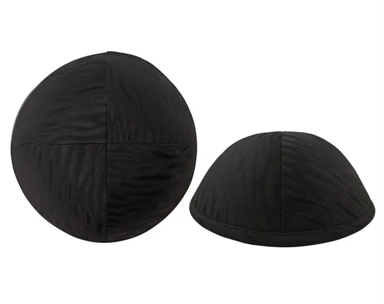 Убеждение черный все размеры ручная работа 100% хлопок Yarmulke еврейский Кипа юдайка Ямака