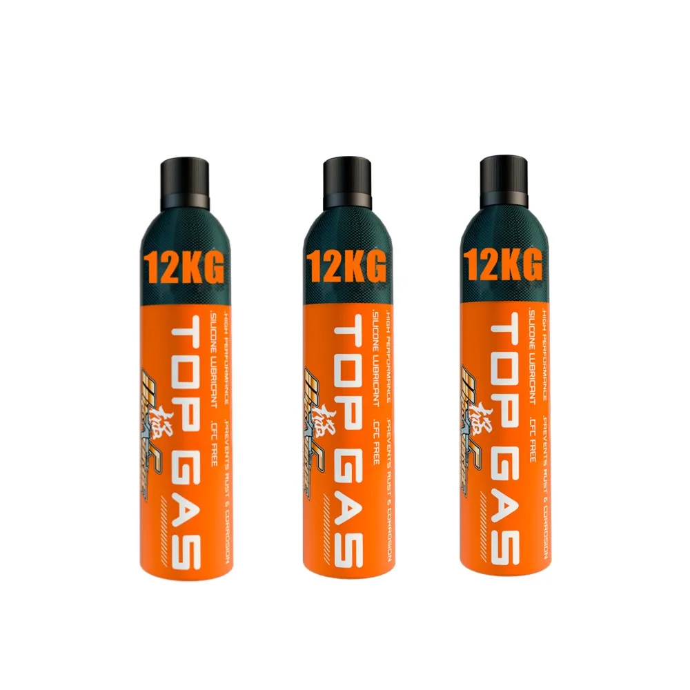 OEM Ultraforce TOP GAS for Air Soft GBB PCP HPA  TOP GAS 12KG Best Airsoft Gas 600ML