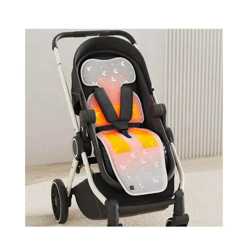 Anjuny Heated Seat Cover Cushion Heating Warming Pad Adjust Temperature Children Safety Seat Cushions