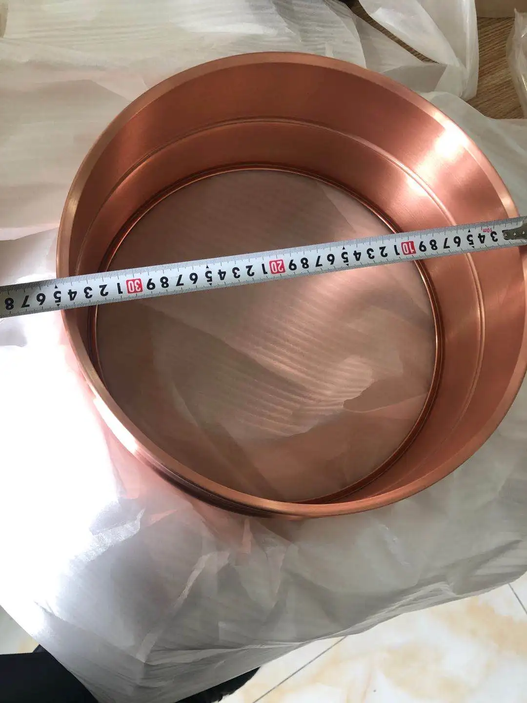 Полированный Медный Змеиный барабан 14*6,5 с Бусиной без просверления