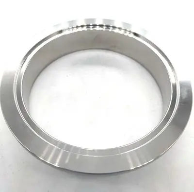 Stainless steel 304 Exhaust quick release V-Band Clamp Kit male female flange exhaust pipe clamp