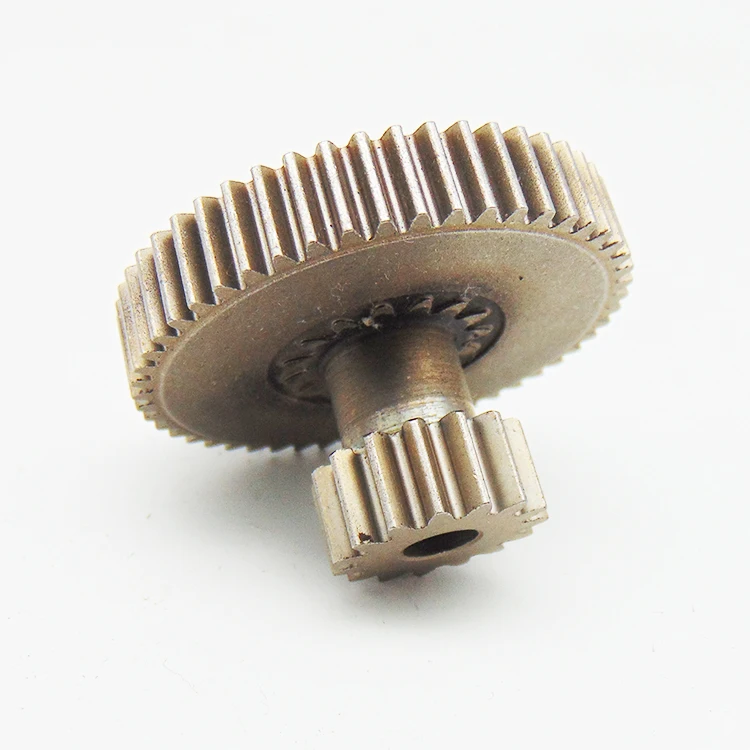 China manufacturer custom metal small transmission double two stage spur gears