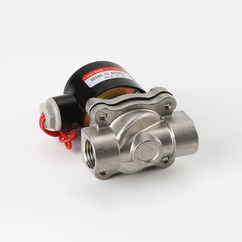 Top fashion water parker 220v ac hydraulic 12v 3 way solenoid valve DC 24V solenoid valve stainless steel