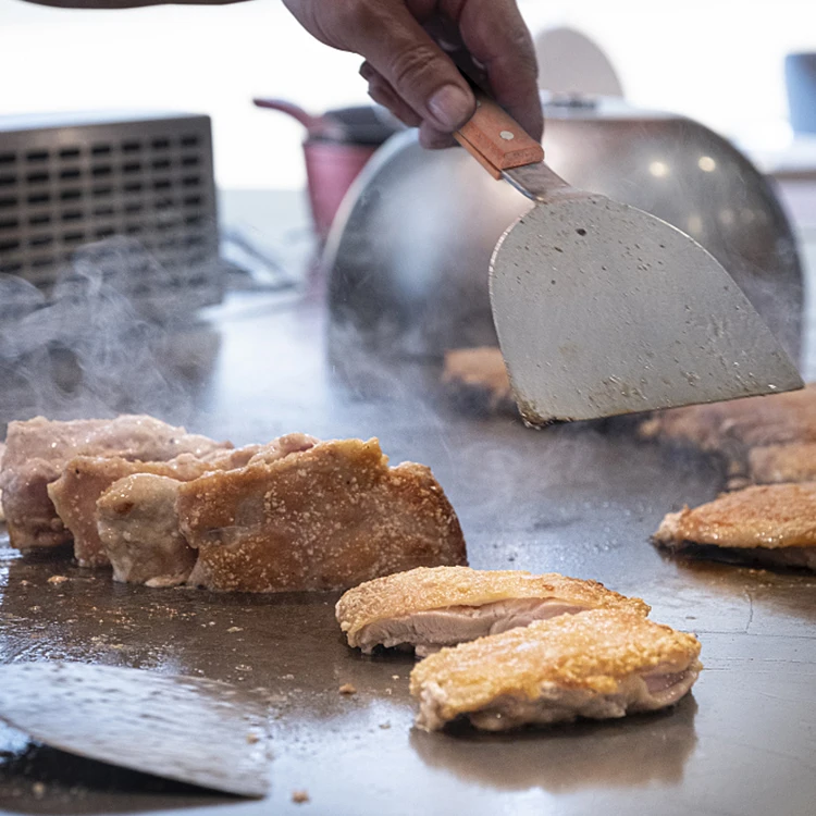 Professional Metal Pancake Patty Hamburger Burger Grill Spatula Turner Hamburger Turner