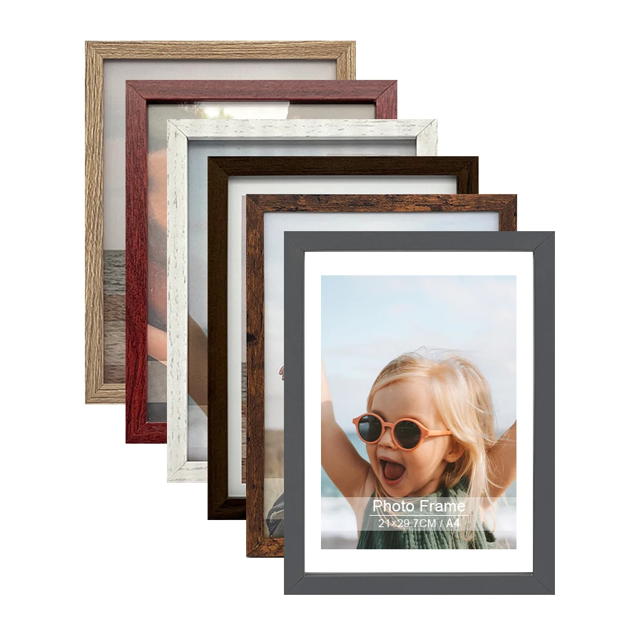 4x6 5x7 6x8 8x10 A4 деревянная фоторамка ПЭ оптом на заказ прозрачные фоторамки для гостиной спальни