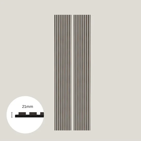 Contemporary design oiled oak fluted wood slat lowes soundproofing acoustic wall panels