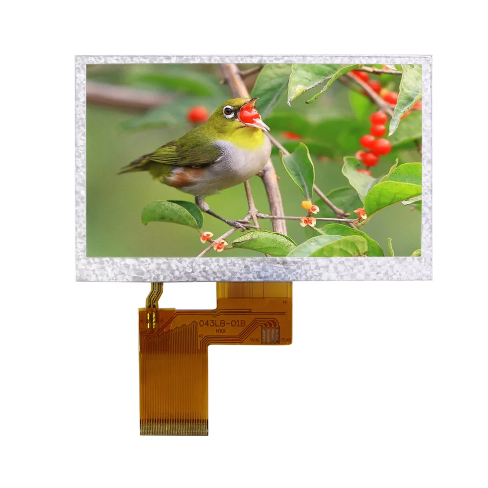 Supplying Thin film transistor lcd 4.3 inch 480*272 pixel RGB tft lcd display