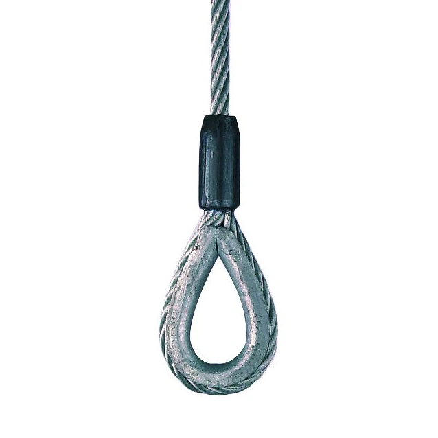 Aluminum Sleeves Clip Fittings Wire Rope Swaging Sleeve Cable Crimps,