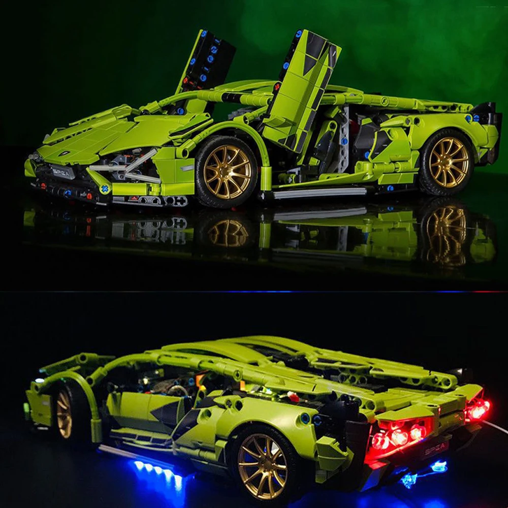 Manufacturer 1:14 Sports Car Model Vehicle Technic Racing Cars Building Car Blocks