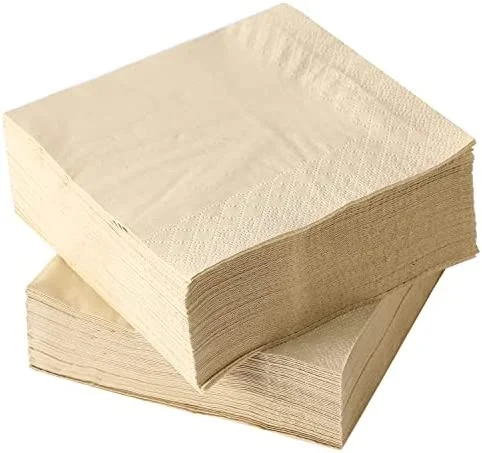 Plastic free customize paper napkins with paper box