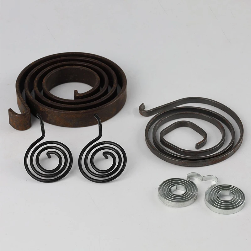 Custom constant variable force spring for retail beverage wine pusher oem flat torsion spring steel wire for clock