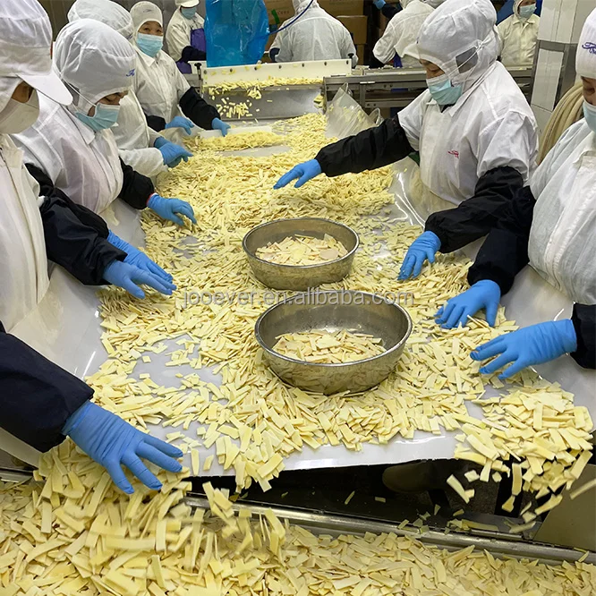 Оптовая продажа замороженные бамбуковые полоски IQF Премиум качество ISO & BRC HACCP одобренные китайского происхождения овощи