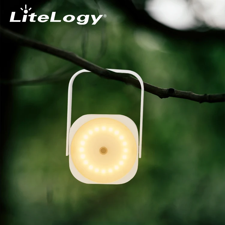 New minimalist white cordless outdoor lamp solar waterproof thin led table touch lamp for outdoor party camping