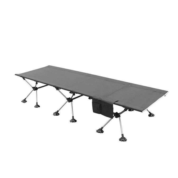 Factory Price Outdoor Camping Bed Hiking Portable Sleeping Cot Bed Lightweight Aluminium Metal Folding Beds Cot For Adults