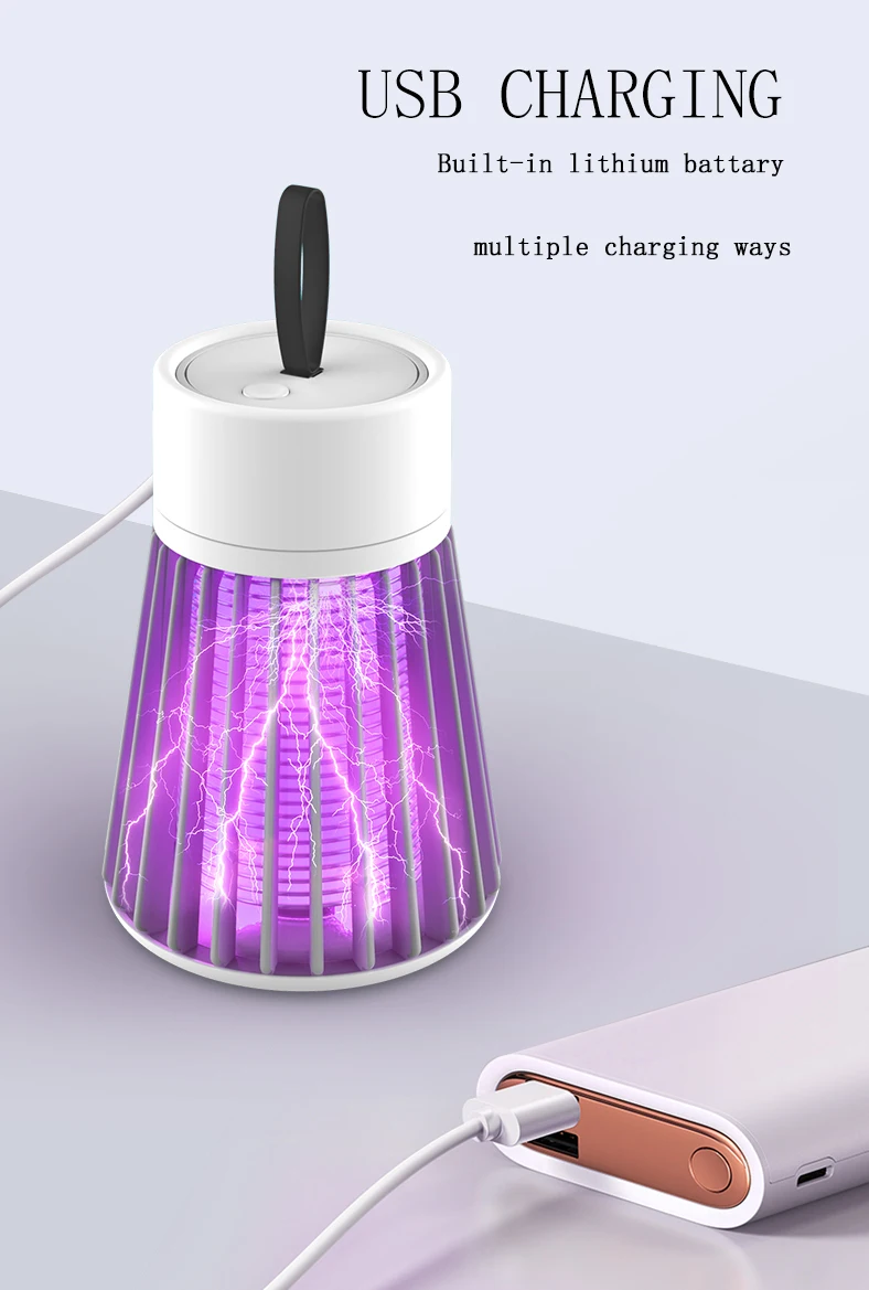 Summer new design 2021 mosquito electric LED light insect kill lamp anti mosquito lamp