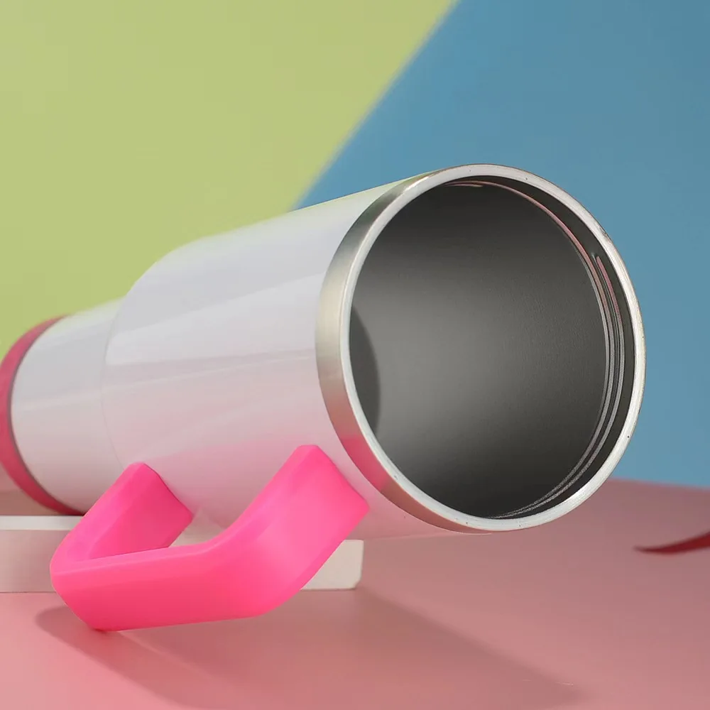 Outdoor Sport Blank Sublimation 40oz Speaker Music Coffee Beer Travel Tumbler Mug With Handle