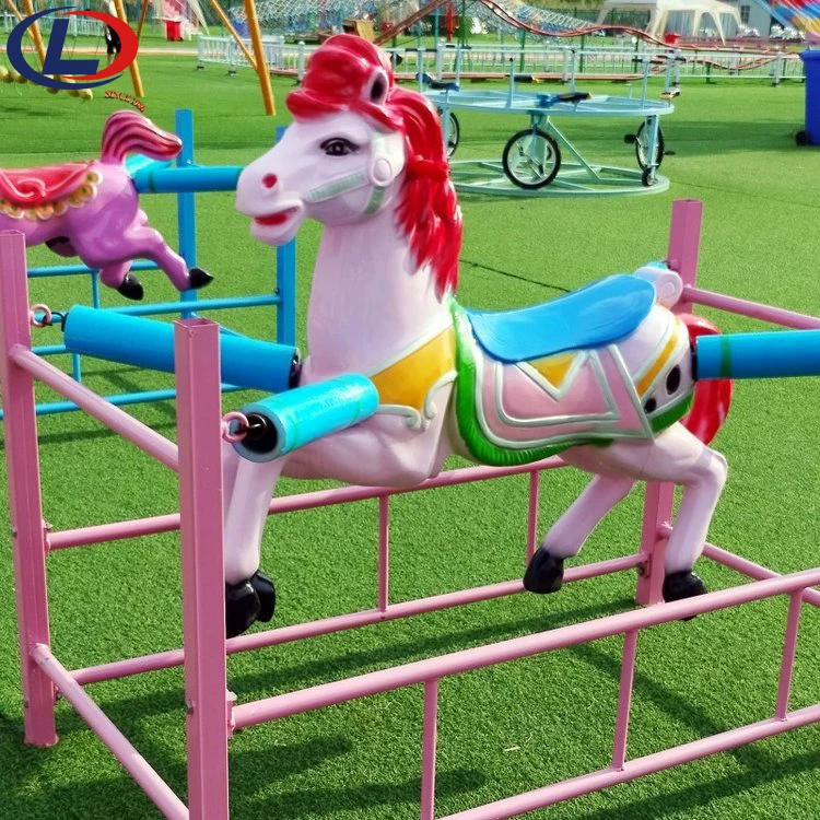 Заводская цена Крытый открытый парк развлечений игры качели аттракционы из стекловолокна пружинная лошадка-качалка для продажи