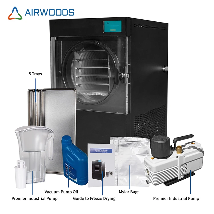 Home Freeze Dryer Patented Exquisite Appearance Small Food Freeze Drying Dryer Equipment With Independent Probes