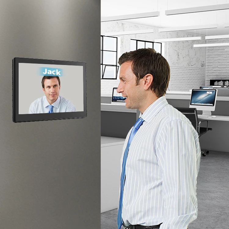 Профессиональный производитель HUSHIDA, настенный емкостный сенсорный экран IPS, POE, NFC, четырехъядерный планшет android