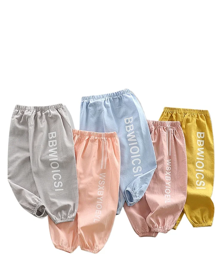 
Современный дизайн; Комплект из льна и хлопка; Детский комбинезон; Детские штаны 