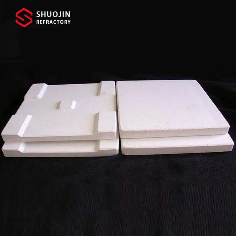 Corundum Mullite Ceramic Push Plate Refractory Ceramic Setter Plate Corundum Cordierite Plates For Furnace Kiln