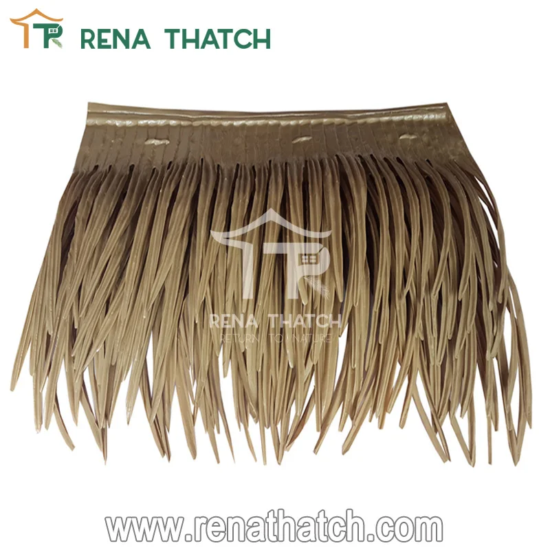 Waterproof artificial coconut palm leaves palma sintetica paja sintetica artificial similar with Palmex Viva