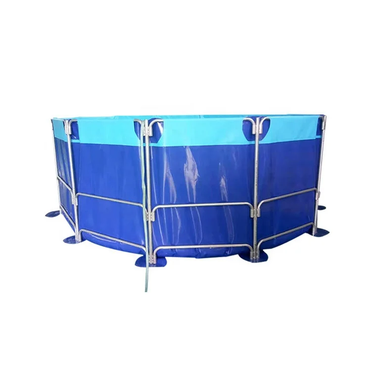 5000 Liter High Quality Foldable Fish Pond Tank Tarpaulin Fish Tank Farming Pond