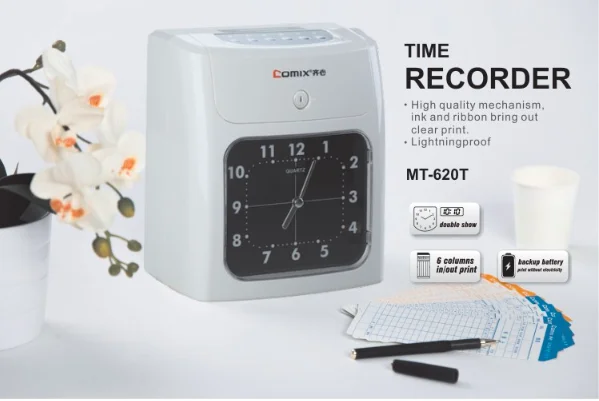 Comix hot sale new design 6 columns time recorder