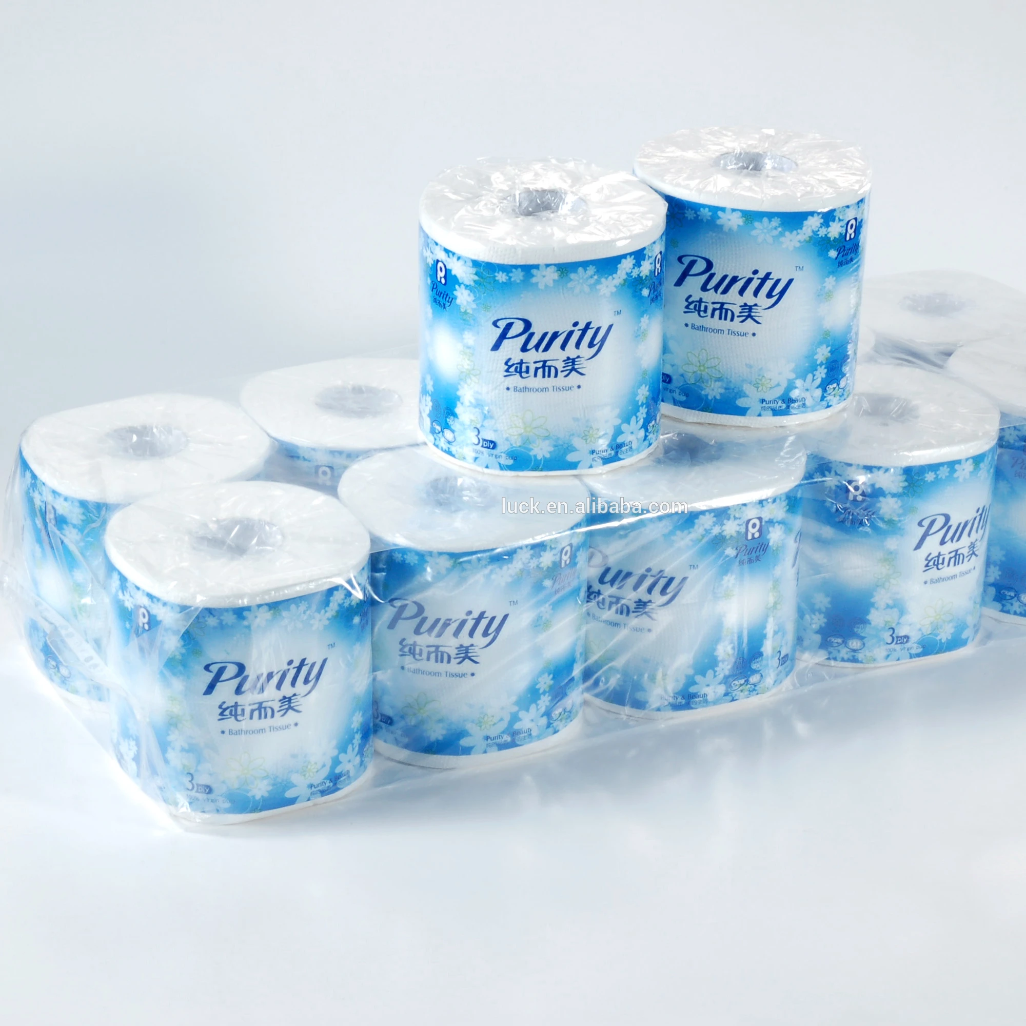 bamboo pulp single ply packing machines toilet paper