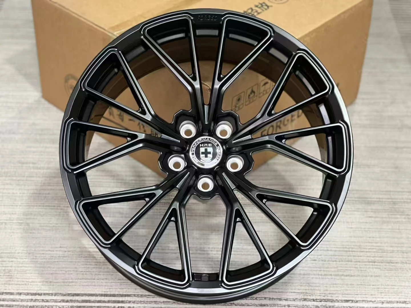 gold plated forged wheels concave rims Chrome wheel