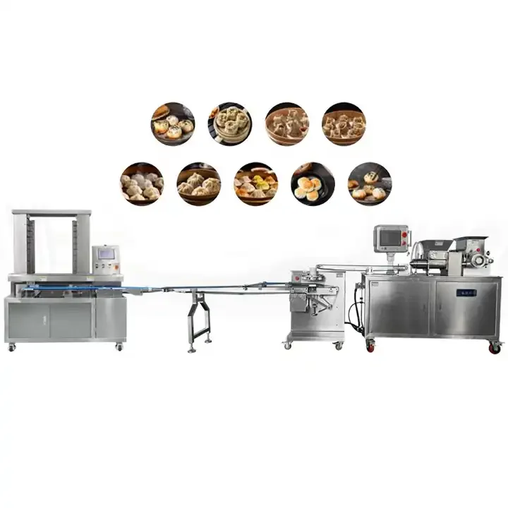 YOSLON Commercial Pan-Fried Buns Steamed dumplings Stuffed Moon Cake Making Machine Mooncake Filling Machine Production Line/G