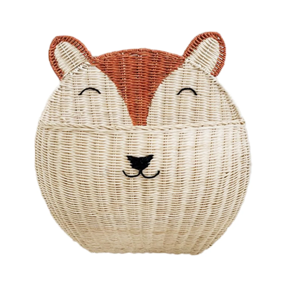 handwoven wricker fox face wall hanging for flower plants wholesale price for export Vietnam manufacturer OEM custom